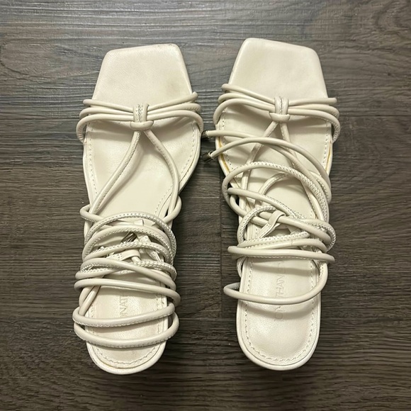 Jonathan Simkhai Heeled Wrap Sandal - Picture 2 of 4